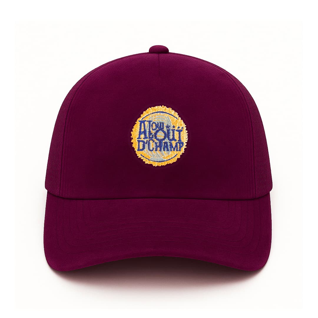 Casquette effet daim brodée | Logo ATBC