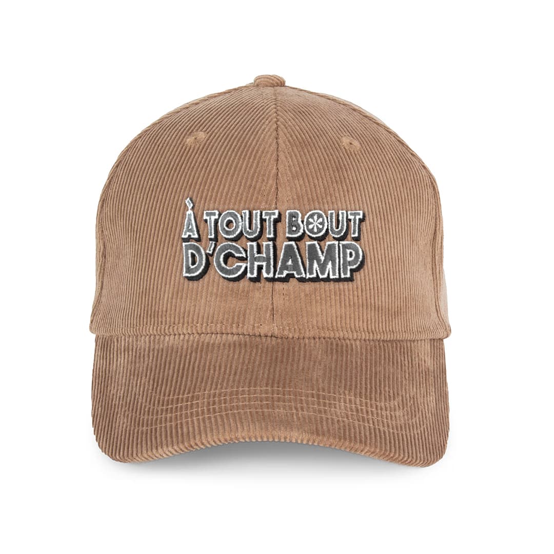 Casquette velours côtelé brodée | Édition limitée 2025