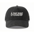 Casquette effet daim brodée | Édition limitée 2026