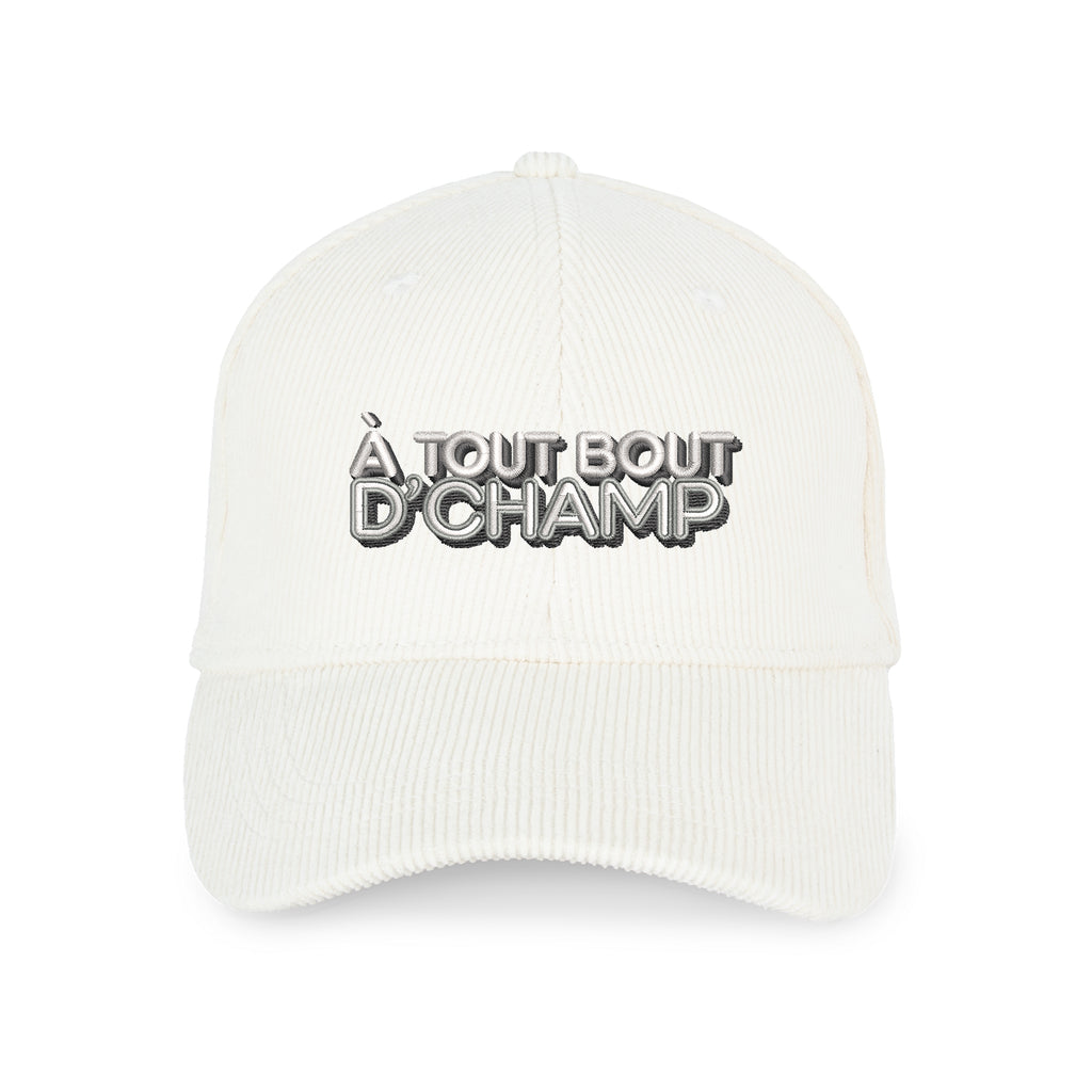 Casquette velours côtelé brodée | Édition limité 2026