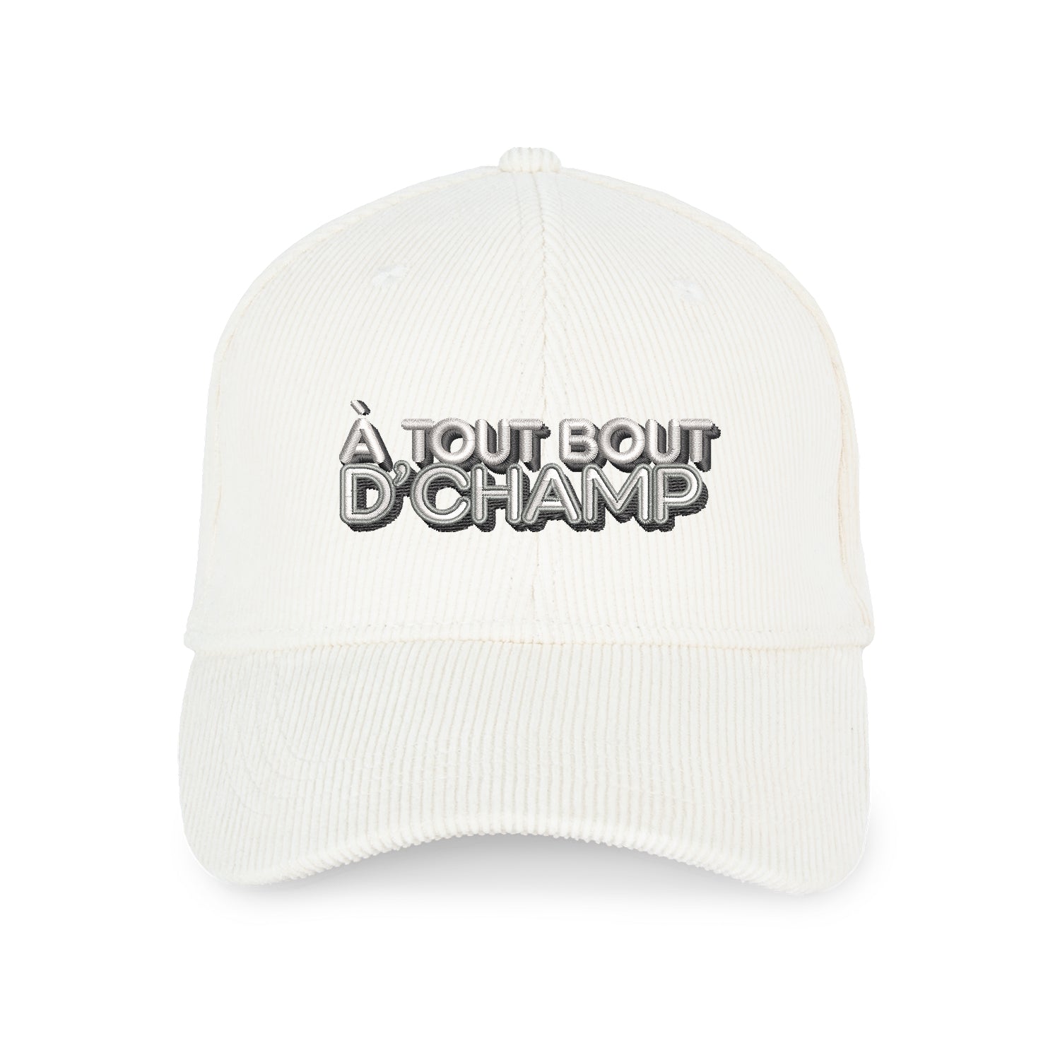 Casquette velours côtelé brodée | Édition limité 2026