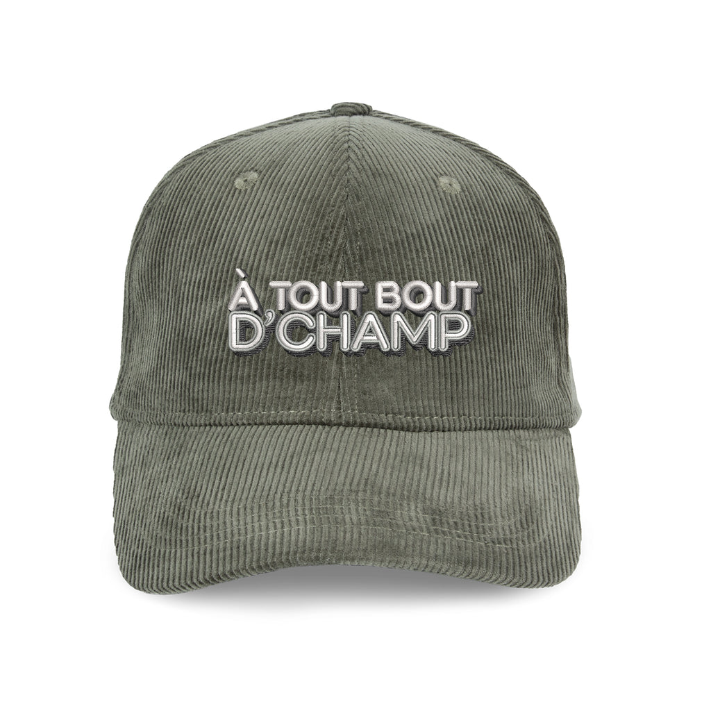 Casquette velours côtelé brodée | Édition limité 2026