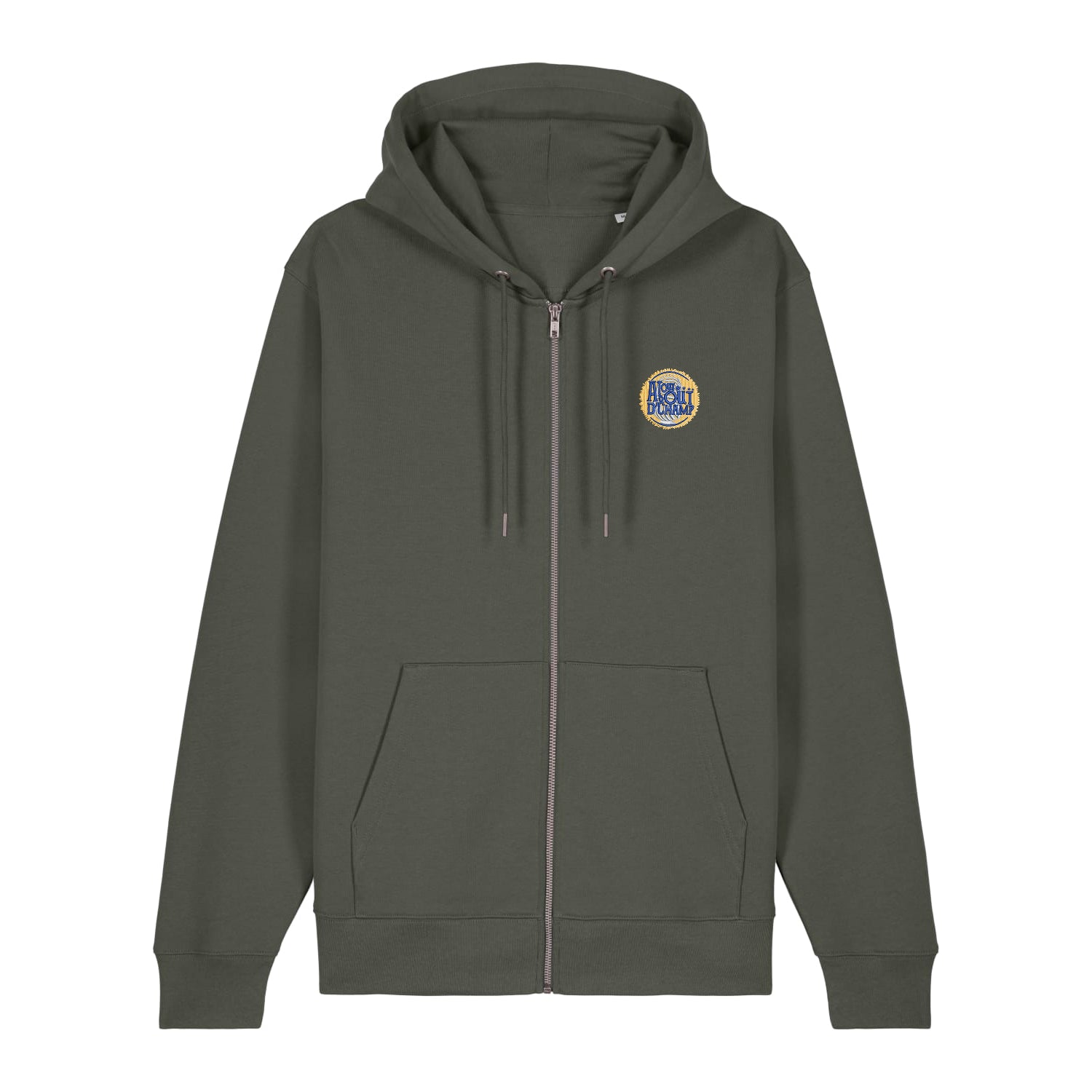 Sweat unisexe zippé brodé | Logo ATBC