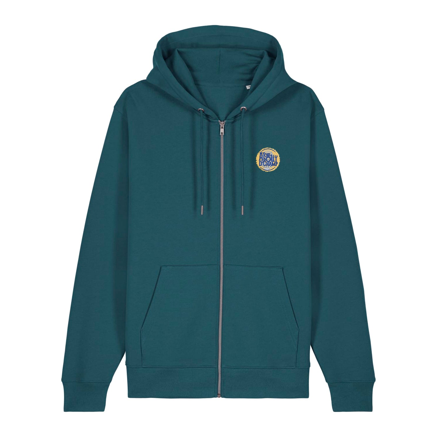 Sweat unisexe zippé brodé | Logo ATBC